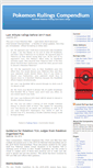 Mobile Screenshot of compendium.pokegym.net
