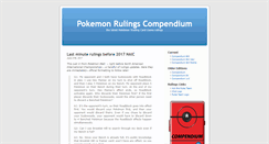 Desktop Screenshot of pkcompendium.pokegym.net