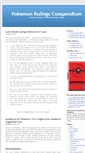 Mobile Screenshot of pkcompendium.pokegym.net